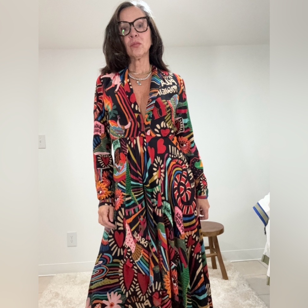 Farm  Rio Floral Print Dress